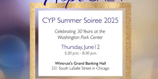 CYP Summer Soiree 2025 invitation